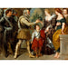 Reproduktion af maleriet Henri IVs tillid til regentskabet til Marie de Médicis - Eugène Delacroix