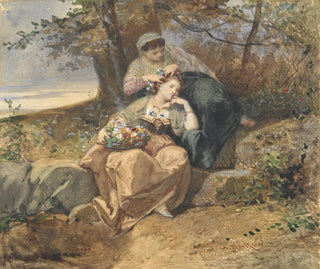 To kvinder - Henri-Charles-Antoine Baron — visning af kunstværket