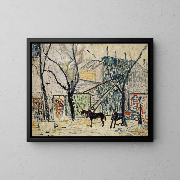 Boulevard - Henri-Edmond Cross — indrammet kunstværk på væggen