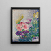 Bouquet af valmuer og krysantemumer - Henri-Edmond Cross — indrammet kunstværk på væggen