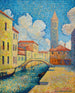 Canal i Venedig, Campo San Barnaba - Henri - Edmond Cross — visning af kunstværket