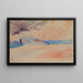 Embarcation sur la mer - Henri-Edmond Cross — indrammet kunstværk på væggen