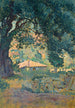 Studie for Gederne - Henri-Edmond Cross — visning af kunstværket