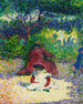 L'Enfant au tablier blanc - Henri-Edmond Cross — visning af kunstværket