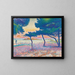 La Plage de Saint-Clair - Henri-Edmond Cross — indrammet kunstværk på væggen