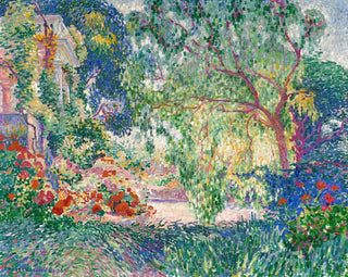 Le falske pebertræ af Provence - Henri-Edmond Cross — visning af kunstværket