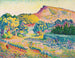 Landskabsmaleri med Cap Nègre - Henri-Edmond Cross — visning af kunstværket