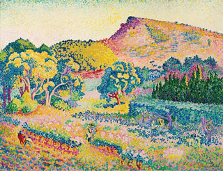 Landskabsmaleri med Cap Nègre - Henri-Edmond Cross — visning af kunstværket