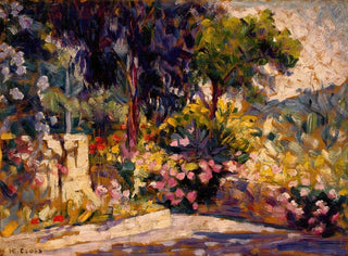 La terrasse fleurie - Henri-Edmond Cross — visning af kunstværket
