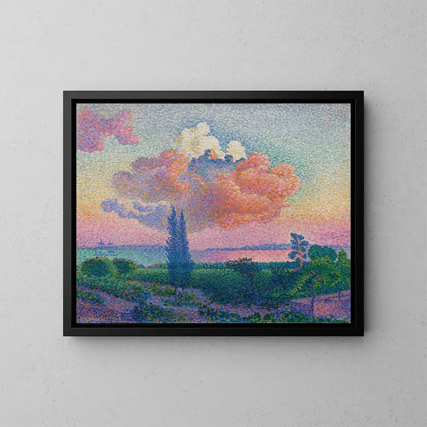 Le Nuage rose - Henri-Edmond Cross — indrammet kunstværk på væggen