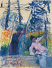 Studie til Have i Provence - Henri-Edmond Cross — visning af kunstværket
