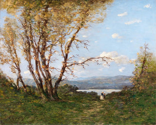 Et landskab - Henri-Joseph Harpignies — visning af kunstværket