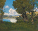 Ved søbredden - Henri-Joseph Harpignies — visning af kunstværket