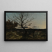 Clair de lune omkring Marseille - Henri-Joseph Harpignies — indrammet kunstværk på væggen