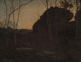 Clairière en forêt de Fontainebleau - Henri-Joseph Harpignies — visning af kunstværket