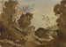 Fossé med en lille bro - Henri-Joseph Harpignies — visning af kunstværket