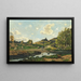 La Chapelle Saint-Étienne - Henri-Joseph Harpignies — indrammet kunstværk på væggen