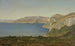 La Côte d'Azur, baie sur la Méditerranée - Henri-Joseph Harpignies — visning af kunstværket