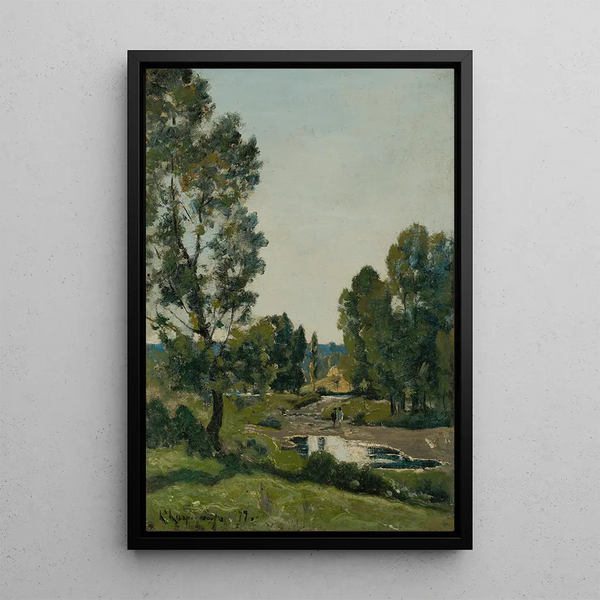 HenriJoseph Harpignies - La flaque au bois.webp
