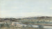 Landskabsmaleri med en floddal i det sydlige Frankrig - Henri-Joseph Harpignies — visning af kunstværket