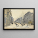 Le boulevard Saint-Germain, Paris - Henri-Joseph Harpignies — indrammet kunstværk på væggen