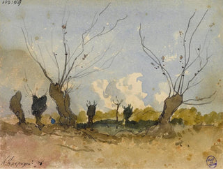 Les Saules pleureurs - Henri-Joseph Harpignies — visning af kunstværket
