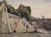 Les Bains de la Samaritaine, la Seine sur le quai du Louvre, 1er arrondissement - Henri-Joseph Harpignies — visning af kunstværket