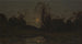 Lever de lune - Henri-Joseph Harpignies — visning af kunstværket