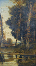 Jagtscene - Henri-Joseph Harpignies — visning af kunstværket