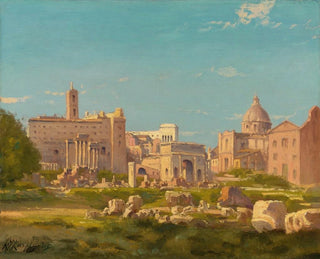 Le Forum romain - Henri-Joseph Harpignies — visning af kunstværket