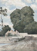 Vue depuis les remparts de Chartres - Henri-Joseph Harpignies — visning af kunstværket