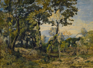 Villefranche - Henri-Joseph Harpignies — visning af kunstværket