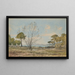 Vue du golfe de Juan-les-Pins près d'Antibes - Henri-Joseph Harpignies — indrammet kunstværk på væggen