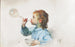 Fillette à la bulle de savon - Henri Jules Jean Geoffroy — visning af kunstværket