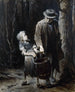 Jean Valjean og Cosette - Henri Jules Jean Geoffroy — visning af kunstværket