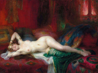 Odalisque - Henri Adrien Tanoux — visning af kunstværket