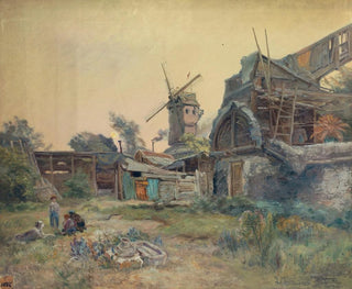 Moulins de Montmartre - Henri Arthur Bonnefoy — visning af kunstværket