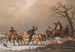 vinterkørebanepromenade - Henri Auguste d'Ainecy Montpezat — visning af kunstværket
