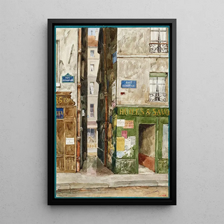 Henri Berthaut - La rue du Paon blanc.webp