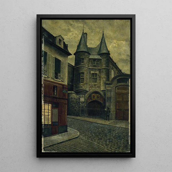 Le Portail de l'hôtel de Clisson rue des Archives - Henri Chapelle — indrammet kunstværk på væggen