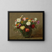 Bouquet de jardin - Henri Fantin-Latour — indrammet kunstværk på væggen