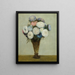 Bouquet de fleurs - Henri Fantin-Latour — indrammet kunstværk på væggen