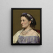 Duchesse de Fitz-James - Henri Fantin-Latour — indrammet kunstværk på væggen