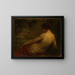 Kvindeligt nøgenmaleri set bagfra - Henri Fantin-Latour — indrammet kunstværk på væggen