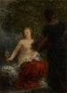 Kvinde ved sit toilet - Henri Fantin-Latour — visning af kunstværket