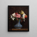 blomster med camelliaer og tulipaner - Henri Fantin-Latour — indrammet kunstværk på væggen