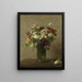 Blomster fra Normandiet - Henri Fantin-Latour — indrammet kunstværk på væggen