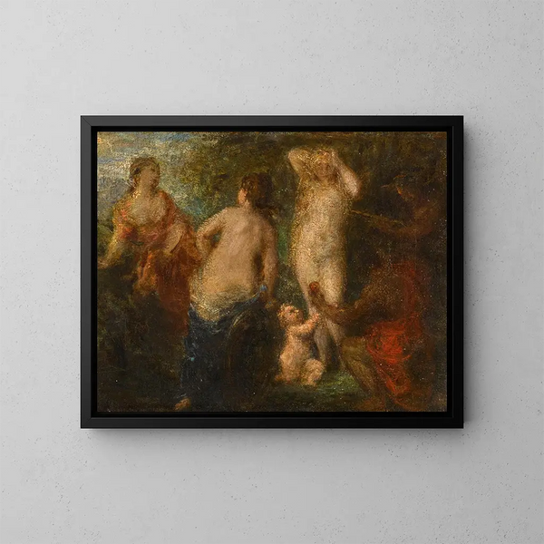 Jugement de Paris - Henri Fantin-Latour — indrammet kunstværk på væggen