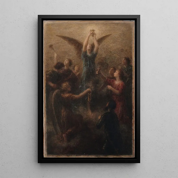 Le Graal, prélude de Lohengrin - Henri Fantin-Latour — indrammet kunstværk på væggen