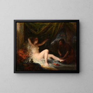 Solopgang - Henri Fantin-Latour — indrammet kunstværk på væggen